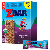 CLIF Kid Zbar Chocolate Chip Soft-Baked Bars for Hiking Trails, Bike Rides, and Park Outings – 12-Count Portable Organic Pack