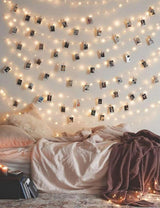 Aurora Glow Safe LED Fairy Lights for Kids Room – Cool to Touch Nursery String Lights with Clips