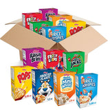Kellogg's Cereal Variety Pack – Travel-Friendly Snacks for Road Trips and RV Coolers, 48 Boxes