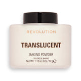 Revolution Loose Baking Powder – Midday Office Touch-Up Powder, Shine-Control Translucent Setting Powder