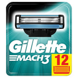 Gillette Mach3 Triple Blade Cartridges – Smooth Shaves with Moisture Strip for Sensitive Skin Care