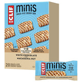 CLIF BAR Minis White Chocolate Macadamia Nut Plant-Based Bars for Mindful Snacking and Afternoon Self-Care