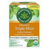 Traditional Medicinals Organic Triple Mint Tea – Bedtime Herbal Blend for Relaxing Nightly Wellness Routine