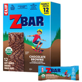 CLIF Kid Zbar Chocolate Brownie Bars – Portable Snack for Hiking and Camping with Kids, 12 Pack