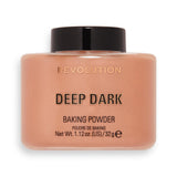 Revolution Loose Baking Powder – Clutter-Free Makeup Setting Powder for Capsule Vanity, Oil-Absorbing, Banana, 1.12 oz