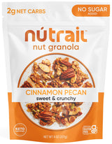 NuTrail Cinnamon Pecan Nut Granola – Road Trip Snack That Stays Crunchy in Individual Bags