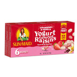 Sun-Maid Vanilla Yogurt Raisins – Portion-Controlled Fruit Snack for Healthy Routines, 6 Single-Serve 1 oz Pouches