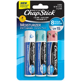 ChapStick SPF 15 Lip Balm 12-Pack – Paraben-Free Sun Protection for School Lockers and Camp Bags