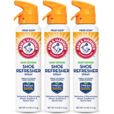 Arm & Hammer Shoe Refresher Spray – Clean Footwear Care for Intentional Closet Storage, 4 oz 3 Pack