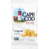 Cape Cod Kettle Cooked Original Sea Salt Chips 5oz – Lunch Box Side for School and Playdates