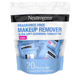 Neutrogena Facial Cleansing Wipes – On-the-Go Makeup Removal for Camping & Hiking