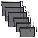 HRX Mesh Organizer Set 6pc – Holiday Gift for Beauty Lovers, A5 and A6 Sizes, Gift Ready