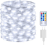 Aurora Glow Waterproof Fairy Lights – IP67 Outdoor String for Patio, Garden Fence, and Balcony Year-Round Glow