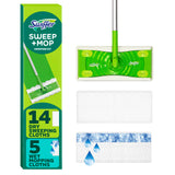 Swiffer Sweeper 2-in-1 Mop — Allergen-Trapping Floor Care for Bedrooms and Nurseries, Dry Sweep and Wet Mop Starter Kit