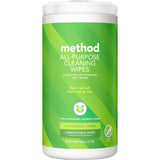Method Lime & Sea Salt All-Purpose Wipes as a Housewarming Gift, Plant-Based Bulk Pack for New Homeowners