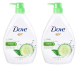 Dove Go Fresh Nourishing Body Wash – Spa-Like Cucumber Green Tea Gel for a Mindful Morning Wind-Down Shower