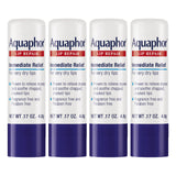 Aquaphor Lip Repair Stick with Jojoba Oil and Shea Butter – Thoughtful Stocking Stuffer Gift for Mom, Fragrance-Free 4-Pack