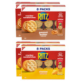 RITZ Peanut Butter and Cheese Sandwich Crackers Variety Pack – Travel-Ready Road Trip and Car Snack