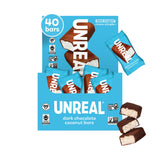UNREAL Dark Chocolate Coconut Bars – Hostess Gift for Dinner Parties with Dietary-Restricted Guests, Gluten-Free Snack