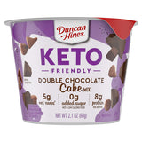 Duncan Hines Keto Double Chocolate Cake Mix Cup – Sugar-Free Late-Night Indulgence for Mindful Eaters