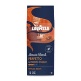 Lavazza House Blend Perfetto Whole Bean Coffee 12oz – Housewarming Gift Bag for New Homeowners, Medium Roast Italian Coffee for Hosts