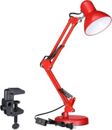 TORCHSTAR Architect Table Lamp with Clamp – Modern Industrial Desk Light for Living Room and Shelf Display
