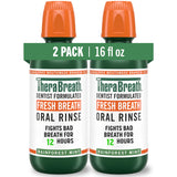 TheraBreath Alcohol-Free Mouthwash – Simple Ingredient List Free of Dyes Sulfates and Parabens for Intentional Living