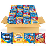 Office Break Room Cookie Variety – OREO, CHIPS AHOY!, Nutter Butter & OREO Golden, 56 Individually Wrapped Snack Packs