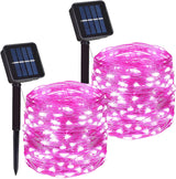 LumLove Solar String Lights – Portable 200 LED Outdoor Fairy Lights for Patio, Deck, and Porch, 66FT Waterproof Copper Wire, 8 Lighting Modes for Yard and Camping
