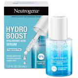 Neutrogena Hydro Boost Serum – Self-Care Hydration Step for Evening Skincare Routine, Lightweight Hyaluronic Acid Face Serum