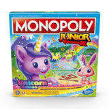 Monopoly Junior Unicorn Edition Board Game – Magical Birthday and Holiday Gift for Girls Ages 5 and Up