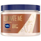 Vaseline Illuminate Me Whipped Body Butter for Melanin-Rich Skin – Thoughtful Skincare Gift Set for Her, 11 oz