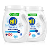 all free clear Mighty Pacs – Hypoallergenic Bed Sheet Laundry for Allergy Sufferers, Nightly Wind-Down Ritual