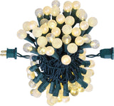LYCKLIG Globe String Lights – Premium Glass Globe Design, Three-Style Mix-Ball Bulbs for High-End Home Ambience