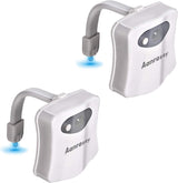 LumiPals Motion Activated Toilet Light – Unique Birthday Gift Idea for Men and Women, Bathroom Gadget 2-Pack