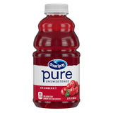Ocean Spray® Pure Unsweetened Cranberry Juice – Portable Mixer for Patio Cocktails and Outdoor Brunches, 32 Fl Oz