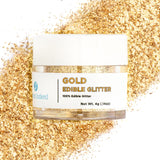 Sweets Indeed Edible Glitter – Safe Sprinkle Topper for Kids' Birthday Cakes and Party Drinks
