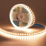 Lumiglow 12V LED Strip Light – Child-Safe Low-Heat Accent for Nursery and Kids Bedroom, 16.4ft Warm White Tape