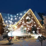 LUMINOUS Winters Night Snowflake Projector – Nursery and Playroom Night Light, Flame Free Design