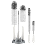 MR.SIGA Bottle Brush Set with Storage Holder, Practical Birthday Gift for Mom & Eco-Friendly Homeowners