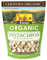 Setton Farms Premium Organic Pistachios - Office Desk Snack to Beat Afternoon Energy Crash, Dry Roasted 7 Oz Resealable Bag