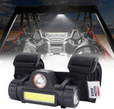 KEMIMOTO Roll Bar Dome Light Practical Gift for UTV ATV Off-Road Enthusiast Rechargeable Waterproof 1.5-2.0 in Clamp