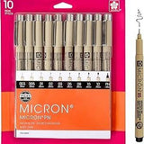 SAKURA Pigma Micron Black Ink Pen Set – Premium Holiday & Housewarming Gift for Illustrators and Bullet Journal Lovers