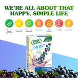 True Lemon Energy Blueberry Acai – Simple Ingredient Energy Stick Packs for an Uncluttered Pantry