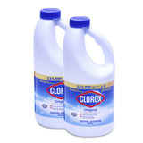 Clorox Concentrated Liquid Bleach with Cloromax Technology for Housewarming and New Home Gifts, Practical 2 Pack Stocking Stuffer for Hosts, 43 fl oz