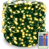 Decute 500LED 164ft Fairy Lights – Cozy Home Aesthetic String Lights for Accent Walls, Curtain Effect, and Fireplace Mantel