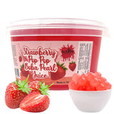 Fusion Select Strawberry Popping Boba Pearls – Portable Topping for Patio Brunch and Outdoor Mimosas