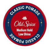 Old Spice Mens Pomade – Streamlined Bathroom Counter Styling, One Product Hold and Hair Care in Matte Finish