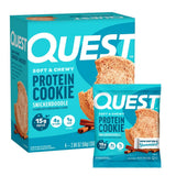 Quest Nutrition Double Chocolate Chip Protein Cookie – Stocking Stuffer Pick for the Gym-Loving Family Member, 1g Sugar Keto Friendly Snack