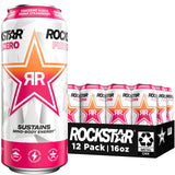 Rockstar Pure Zero Energy Drink – B-Vitamin Taurine Guarana Blend for Clean Daily Energy